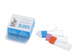 7109 Polished Edges Frosted End Glass Microscope Slide For Laboratory