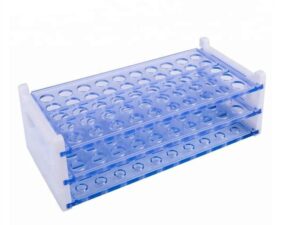 Lab Plastic 50 Wells Test Tube Rack For Different Diameter