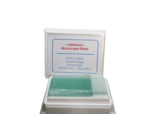Microbiology White Frosted Pre-Cleaned Ground Edges Glass Adhesion Microscope Slide